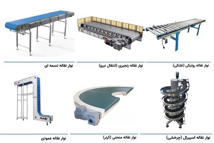 انواع نوار نقاله